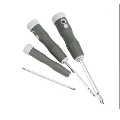 China 4*100mm 5*100mm 6*100mm Precision Plastic Double Headed Screwdriver Slotted Phillips Screwdriver Repairing Tools for sale