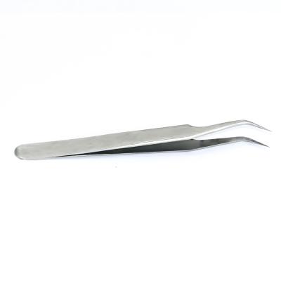 China Professional Craft Stainless Steel Tweezers Curved Tweezers for sale