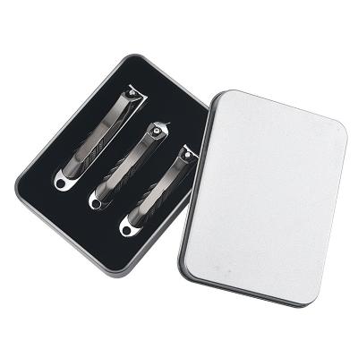 China 3pcs Manicure Set Private Label Manicure Pedicure Set Stainless Steel Toenail Cutters Nail Cutters Manicure Set Manicure Manicura for sale