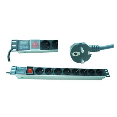 China Expand Protection NT-LINK 19 Inch 1U 8 Way PDU Socket For Cabinet for sale