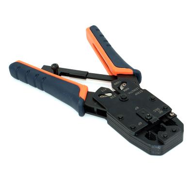 China For Ratchet 4P+6P+8P Structure Network Cable Crimp Tool Wire Crimper Crimp Tool for sale