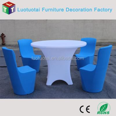 China DINING TABLE and Chair Banquet Event LED Light Restaurant Table Dining Table Table for sale