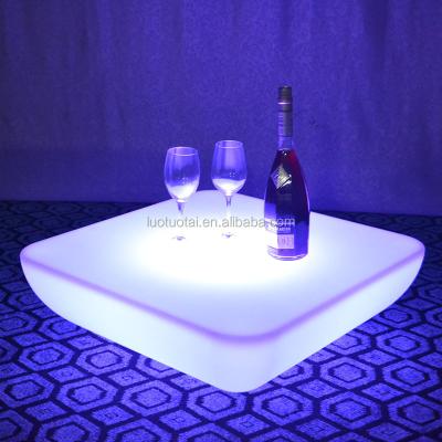 China Bar Table Vondom Color Changing Led Bar Table Night Club Table Glowing Led Furniture Table for sale