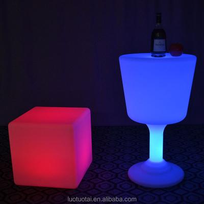 China Portable wholesale unique bar table bar table furniture /light led bar table for garden LTT-BS01B for sale