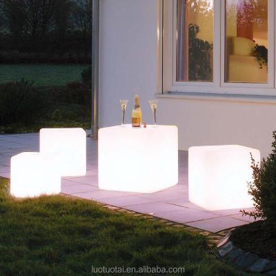 China Bar Table/LED Furniture Cube LED Chair Cube/3D Cube LED Light LTT-C600 for sale