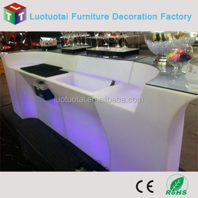 China Waterproof Bar Table IP65 Beach Party Led Portable Bar Counter for sale