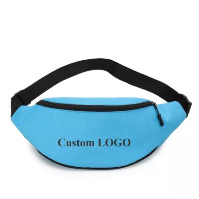 China Wholesale Fashion Adjustable Water Proof Travel Custom Sports Belt Water Proof Unisex Canvas Fanny Pack Waist Bag for sale