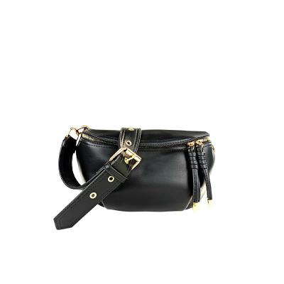 China New Durable Women Outdoor Casual Cross - Body Shoulder Bag Soft Leather Zipper Running PU Phone Waist Bag For Women for sale