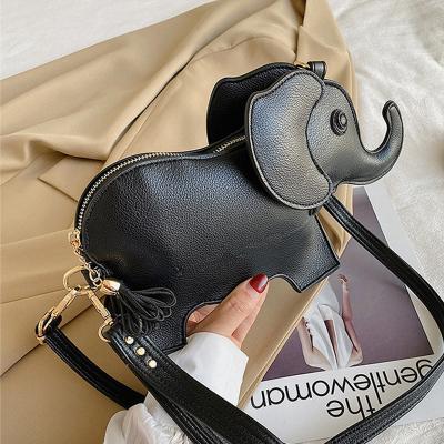 China New Creative Funny Animal Handbag Elephant Shape Shoulder Bag For Women Mini Cartoon Crossbody Bag Phone Purse Coin Purse Messenger Bag for sale