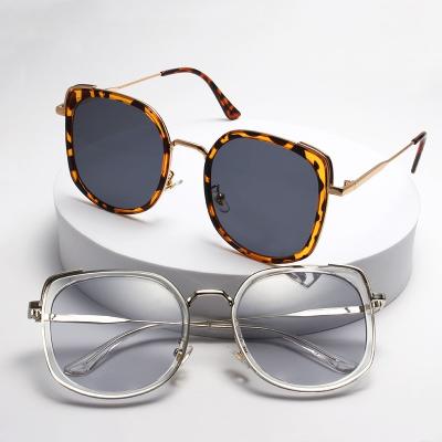 China New Square Style Ladies Sunglasses Sun Glasses Fashion Retro Optical Frames Sunglasses Women 2021 for sale