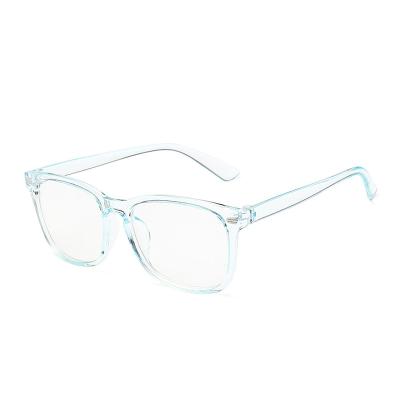 China Ease Transparent Retro Glasses Frame Retro Optical Frames Adjust Blue Light Anti Myopia Glasses for sale