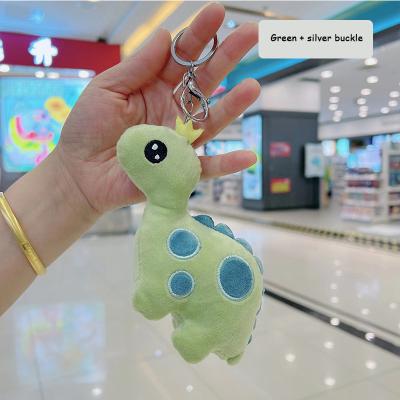 China Women's Bag Cartoon Dinosaur Plushie Key Chain Plush Toy Cheap Cute Dinosaur Plush Doll Dinosaur Plush Backpack Pendant Key Chain Pendant for sale