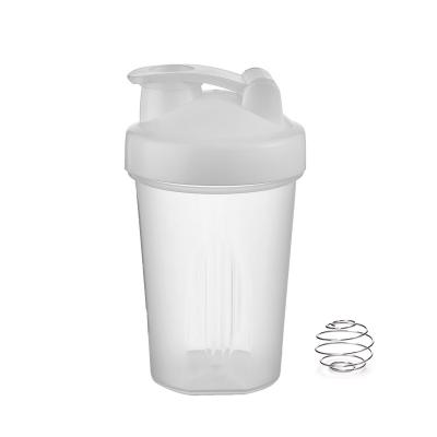 China Viable Logo 400ml Custom Workout Shaker Bottle Gym Protein Shaker Bottles for sale