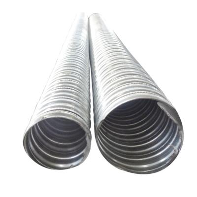 China Modern Post Tender Galvanized Metal Spiral Round Duct Corrugated Slab Steel Sheet for sale