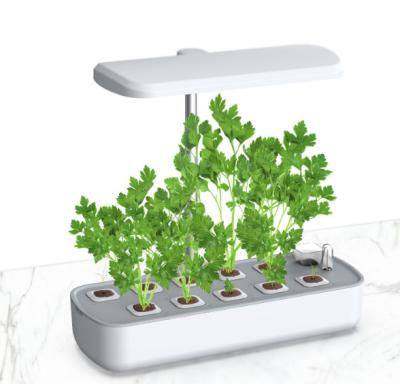 China Modern Hydroponic LED Grow System Smart Garden Flower Pots Kit Self Watering Planter Pot for sale