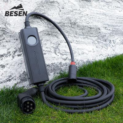 China Electric vehicle charging 3 phase type - 2 ev charger for electric car with leakage protection for sale