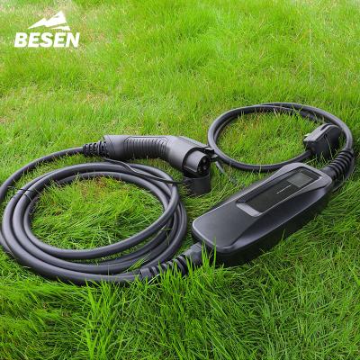 China ABS 32A Type 1 SAE J1772 EV Portable Charging Box For Nissans LEAF for sale