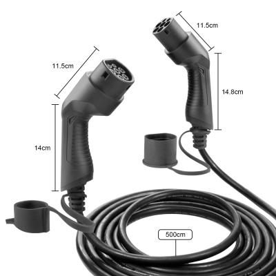 China 32A 3Phase IEC 62196 Type - 2 EVSE Charging Cable For Renault Zoe BS-CHC004 for sale