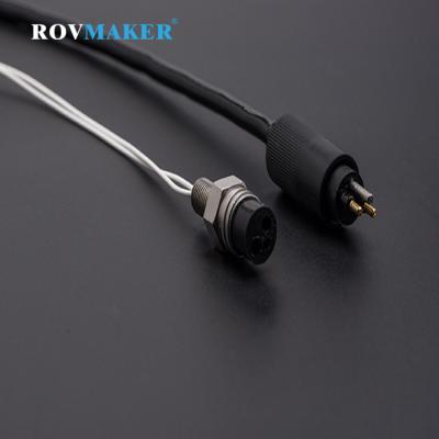 China Rovmaker MCBH 2F MCIL 2M Waterproof Mini Din Electric Connector Cable Underwater Coaxial Connectors for ROV for sale