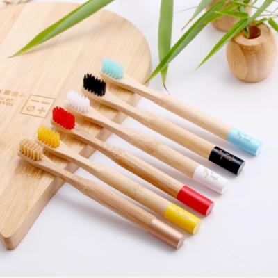 China Vegan Eco Bamboo Toothbrush Nylon Free Compostable 1010 Soft Bristles for sale