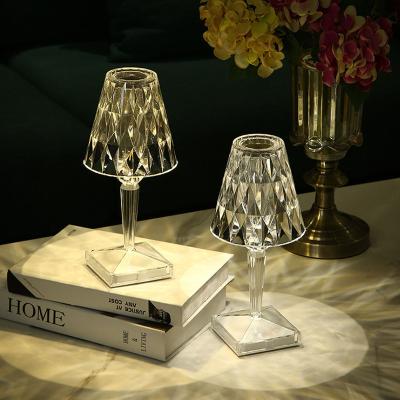 China Modern Decoration Night Light Crystal Cup Shape Lamp Touch Switch LED Bar Bottle Lighting for sale