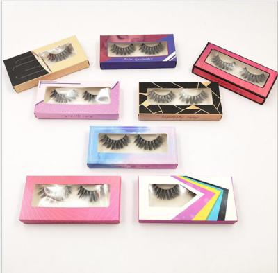 China Box 27MM Shiny Fluffy 3D Mink Eyelash Vendor Wholesale Premium 25MM Mink Eyelash Customize Own Brand for sale