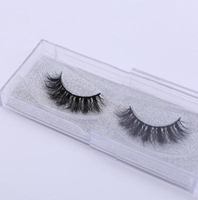 China New style 3d lashes short natural mink lashes 3d lashes wholesale shiny mink lashes with custom lashes boxes logo for sale