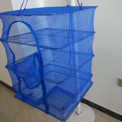 China Drying for Small Fish Holder Mesh Plastic Cage for Drying Seafood Fish Shrimp Radish Vegetable Slices for sale