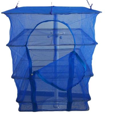 China Drying For Small Fishes 3 Layers Vegetable Fish Dish Mesh Hanging Drying Cage for sale