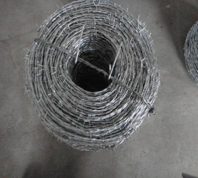 China Steel Wire 12.5Cm Barb Distance Barbed Iron Wire 250M 100M for sale