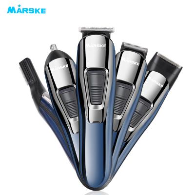 China 2021 Amovol USB Multifunctional Rechargeable Hair Trimmer Men's Electric Shaver Beard Trimmer Professional Shaving Machine Cutter for sale