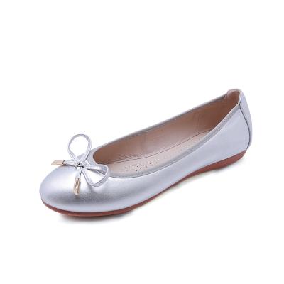 China Deodorizing High Quality After Party Rollable Flats Comfortable Leather Flat Shoes Women for sale