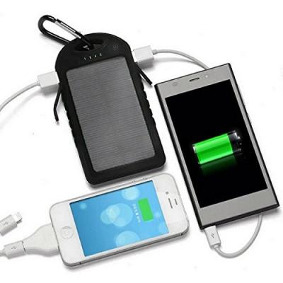 China Waterproof 5000mAh solar powered solar charger for mobile charger for sale