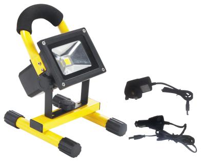 China Ip65 waterproof portable 10w led flood light for garden with solar panel for sale