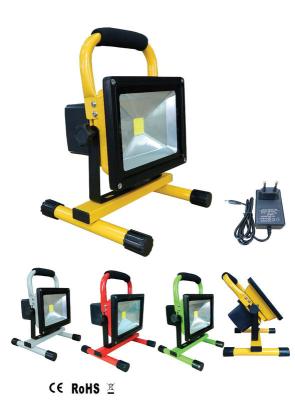 China 10w waterproof portable solar powered led flood lights with solar panel for sale