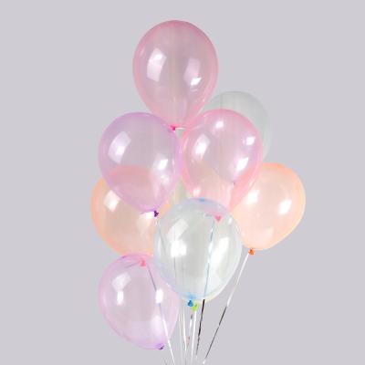 China 100pcs Clear Red Color Explosion Wave Crystal Balloon 12 Inch Decor/Brithday Gifts /WeedingParty Wedding Layout Birthday Party Decoration Supplies. for sale