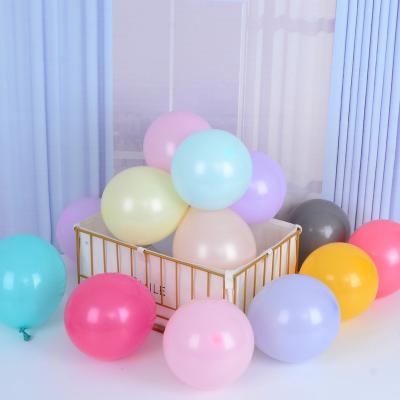 China Promotional toy 200PCS 5 inch Macaron balloon wedding decorations birthday party decorations Valentine's Day decorations. for sale