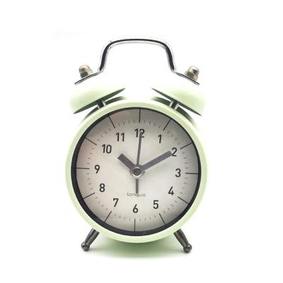 China Luxury Table Light 2inch Night Style Alarm Clock Antique Home Desk Best Decoration For Department Cafe for sale