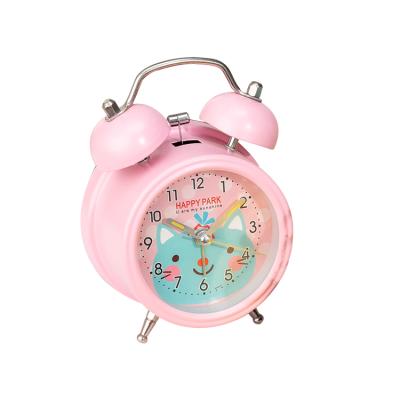 China LUMINOVA Mechanical Double Bell Alarm Clock Alarm Clock Desktop Gift for Kids Students for sale