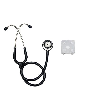 China Professional STAINLESS STEEL Stainless Steel Double Main Purpose Medical Stethoscope For Doctor Use for sale