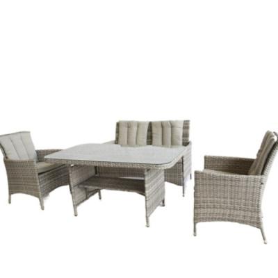 China Durable Modern Rattan Sofa Sets Outdoor Wicker Sectional Garden Patio Furniture for sale