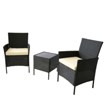 China Durable Wholesale Garden Furniture Conversation Set Outdoor Wicker Furniture Rattan Sofa for sale