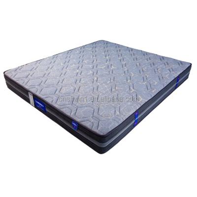 China Hot Sale Mattress Sabana De Colchone Luxury King Zone Pocket Coil Latex Spring Memory Foam Cooling 7 Mattress With Box for sale