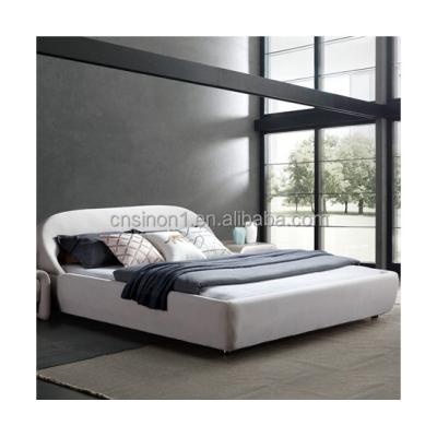 China Other direct bed modern leather wooden bed factory supply soft beds for wholesales for sale