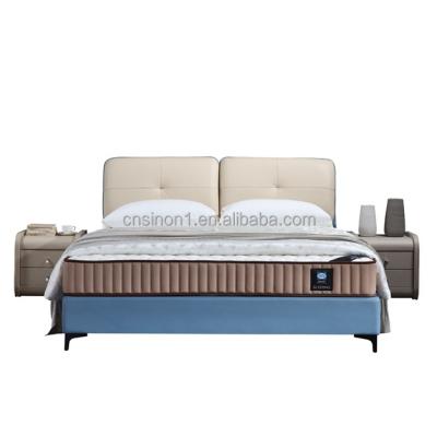 China Other hot sale factory direct bed bedding set genuine leather bed with low price for sale