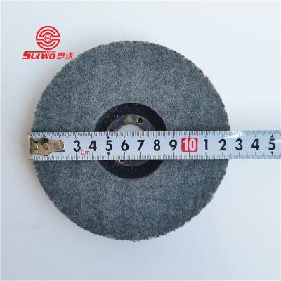 China Silicon Carbide Non Woven Right Angle Deburring Disc For Pipe Weld Finishing And Polishing EXL2S FIN Disc for sale