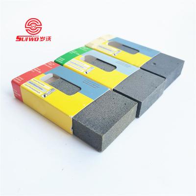 China Gringding Elastic Stone Polishing Rubber Sanding Block 80x50x20mm Flexible Abrasives Hand Block for sale