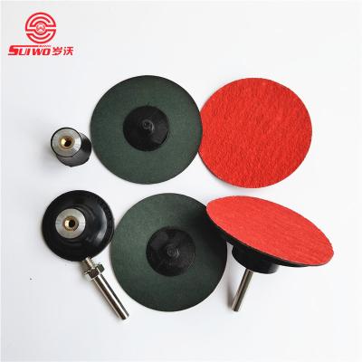 China 2 Inch A/o High Quality Abrasive Quick Change Disc 36-600 Face Discs 50-100MM Sanding Processing Dust for sale