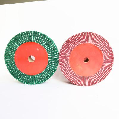 China Durable Cost and Multi Effect Finishing Non Woven Fin Polishing Wheels for Stainless Steel-Copper Aluminum Grinding for sale