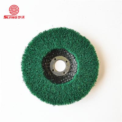 China 5inch 125mm Wheel Durable Nylon Polishing Abrasive with Sand Cloth Disc for sale